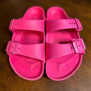 Hot Pink Birkenstock EVA Sandals